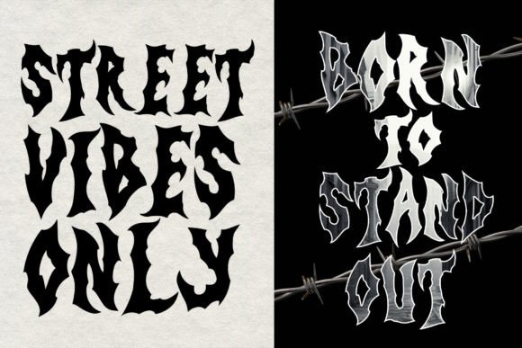 Demones Disaster Font - Preview 5