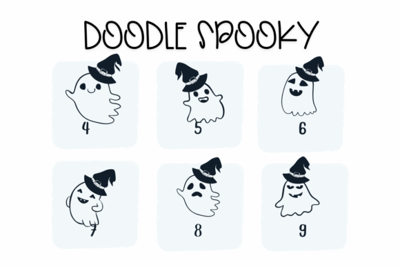 Doodle Spooky Font - Preview 3