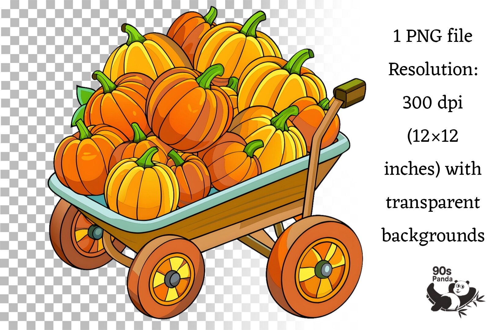 Fall Autumn PNG Truck Sublimation Graphic by 90s Panda · Creative Fabrica