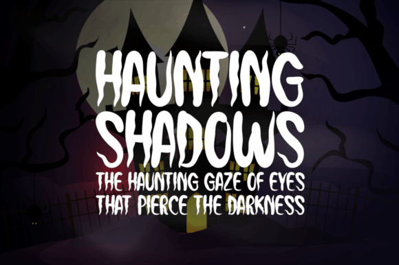 Haunting Font - Preview 1