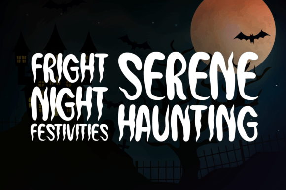 Haunting Font - Preview 4