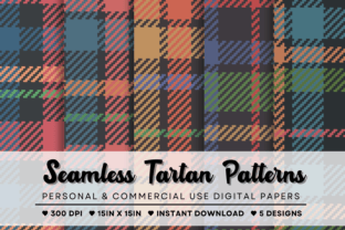 Seamless Tartan Patterns Graphic by DesignScape Arts · Creative Fabrica
