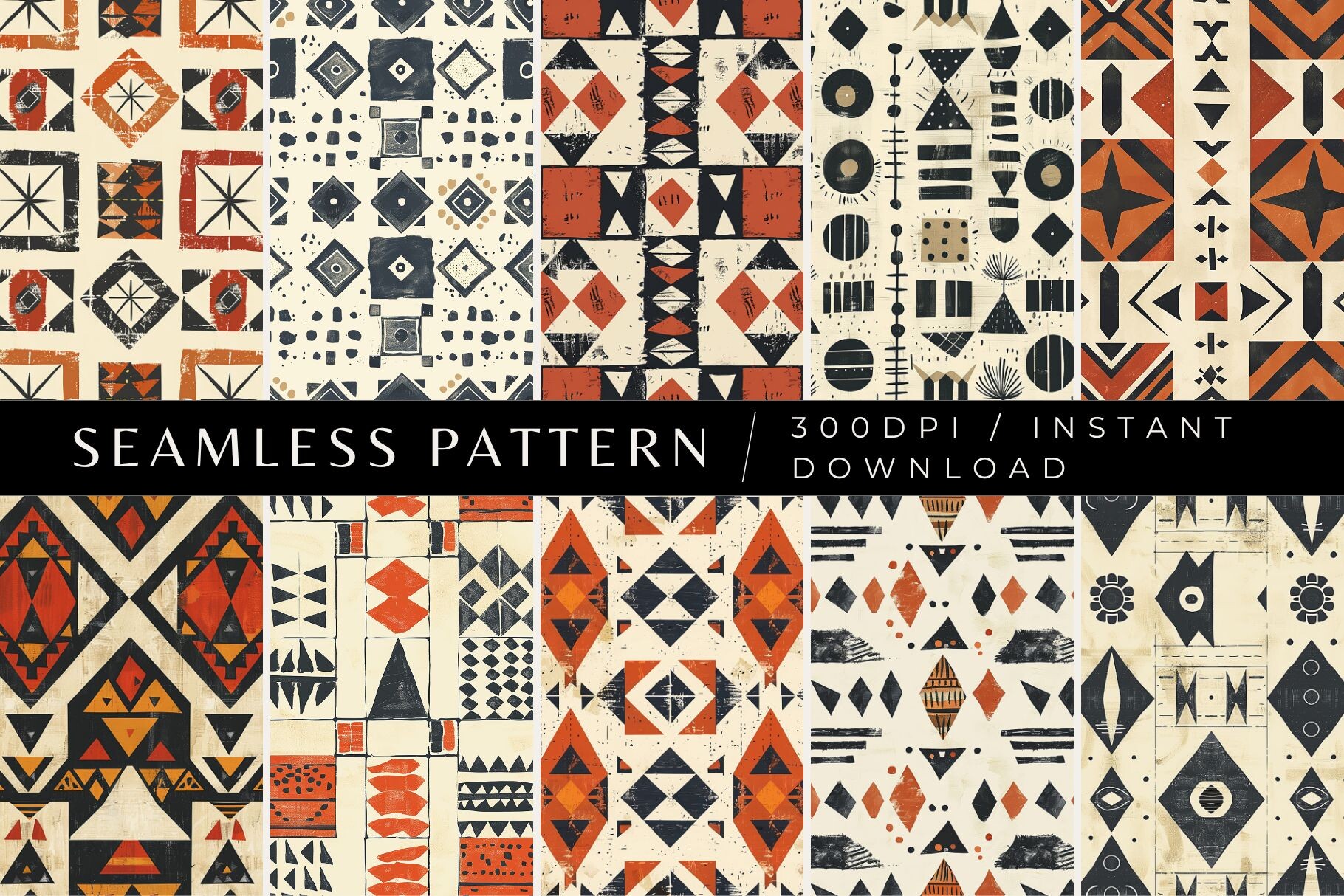 Mud Design Patterns Zara's Modern Mud Cloth Patterns Graphic by Inknfolly · Creative Fabrica
