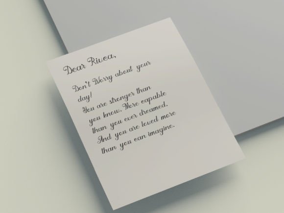 Almost Delicated Font - Preview 2