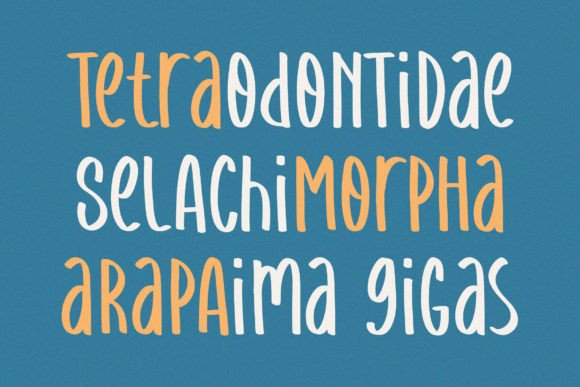 Amazing Dolphine Font - Preview 1