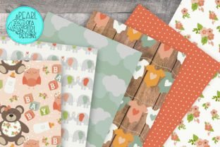 Baby Girl Digital Paper Graphic by apearlofagirldesigns · Creative Fabrica
