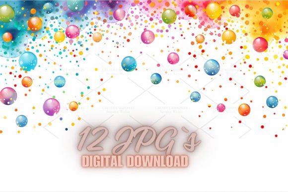 Birthday Card with Dots, JPG 6S-41