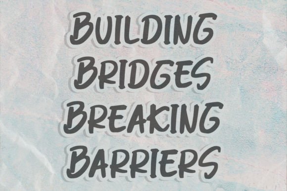 Break Marker Font PNG with transparent background - Preview 2
