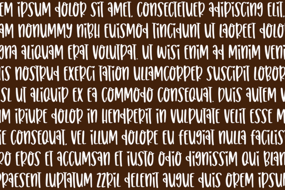 Chocolate Cupcakes Font - Preview 1