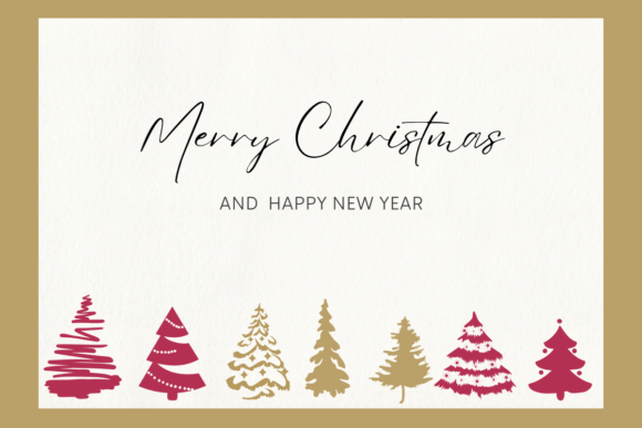Christmas Tree Font - Preview 4