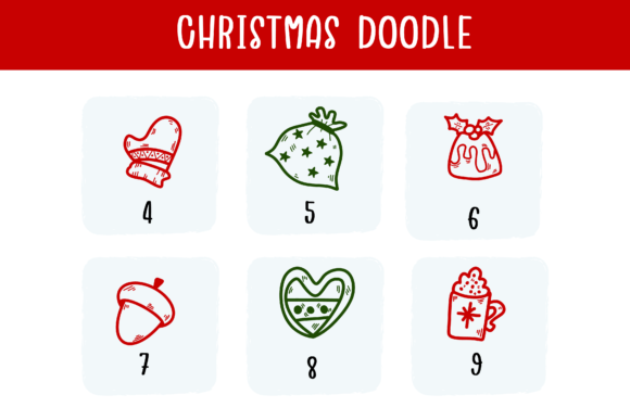 Christmas Doodle Font - Preview 3
