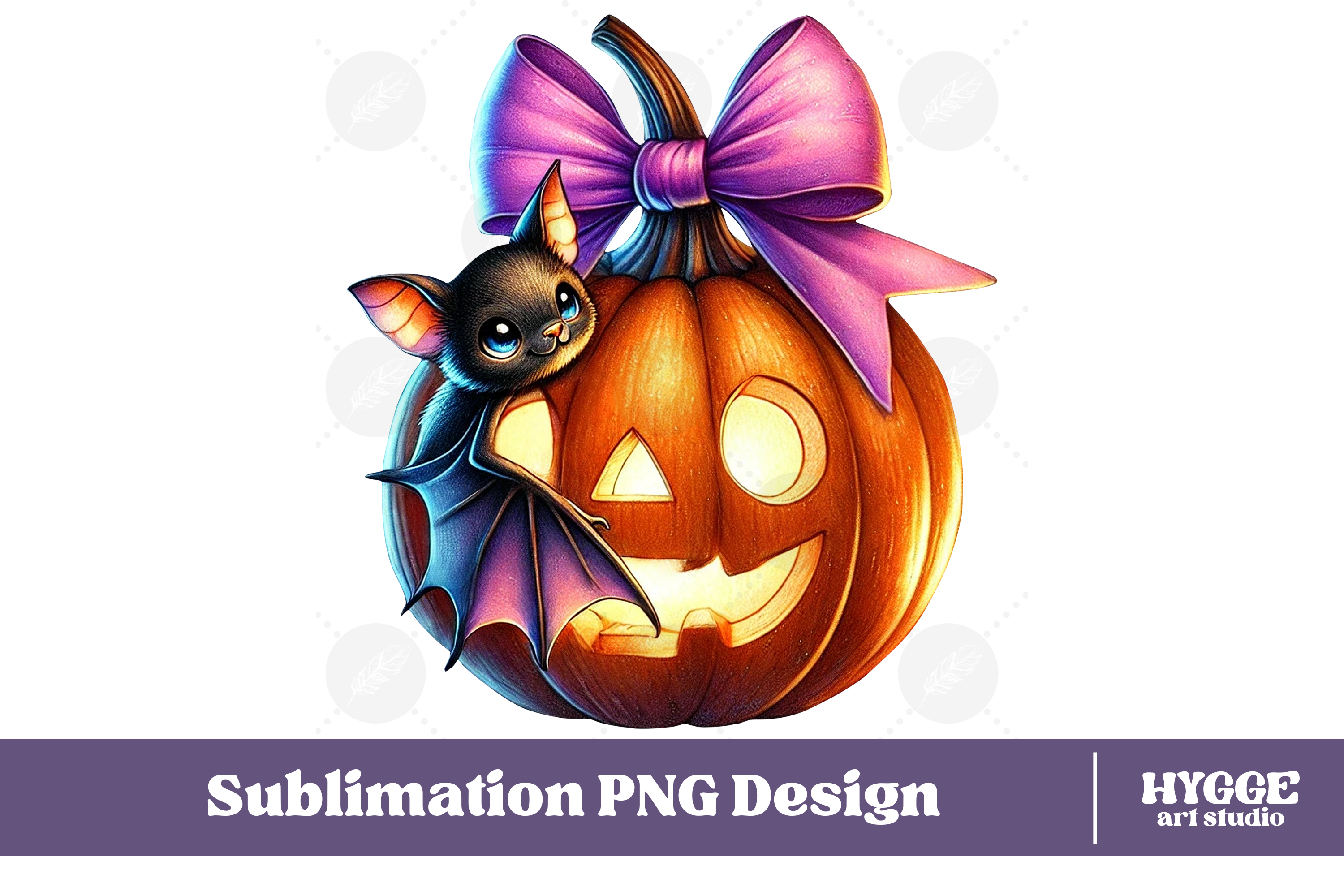 Coquette Pumpkin Clipart Bat Halloween Graphic by hygge.artstudio ...