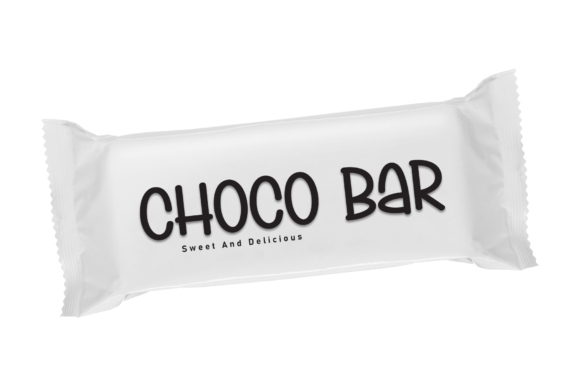 Cream Cookies Font PNG with transparent background - Preview 3