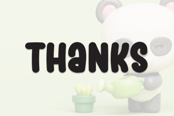 Cute Panda Font - Preview 6
