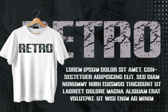 Dark Grunge Font - Preview 1