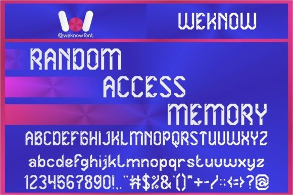 Dream Controller Font - Preview 2