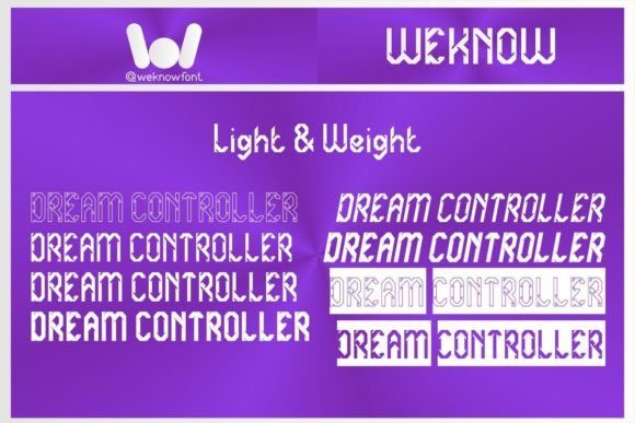 Dream Controller Font - Preview 5
