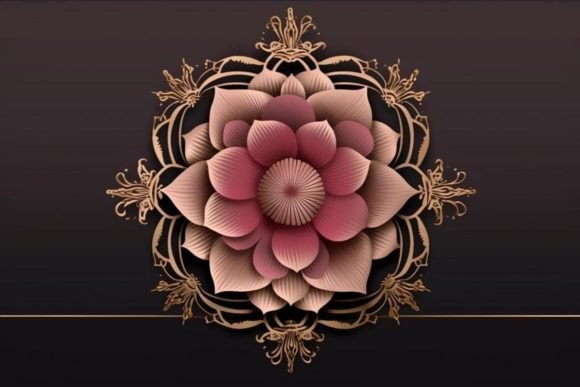Esoteric art illustration Mandala art