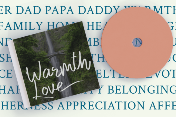 Gentle Dad Font PNG with transparent background - Preview 1