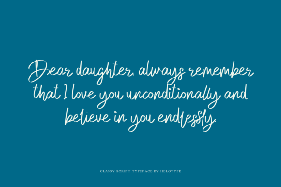 Gentle Dad Font PNG with transparent background - Preview 3