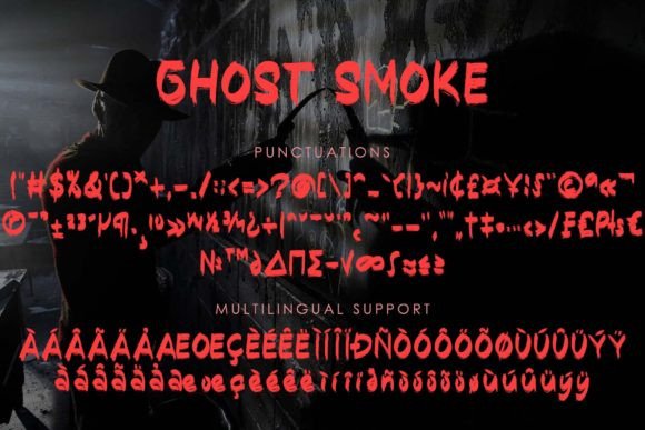 Ghost Smoke Font - Preview 6