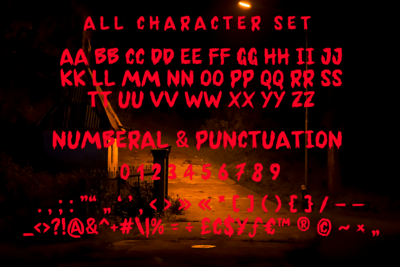 Haunted Mansion Font - Preview 4