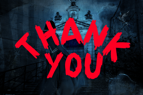 Haunted Mansion Font - Preview 5