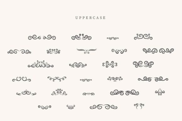 Heart Divider Font PNG with transparent background - Preview 1