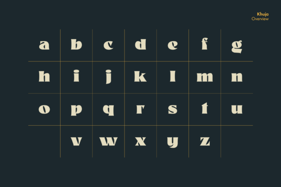 Khuja Font PNG with transparent background - Preview 6