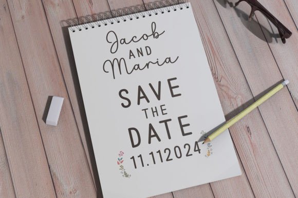 Mama Papa Duo Font PNG with transparent background - Preview 3