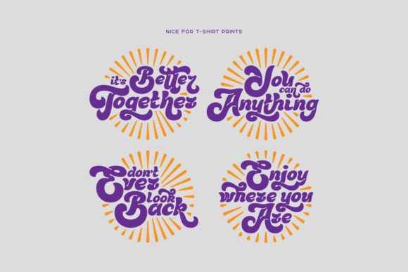 Milley Font PNG with transparent background - Preview 3