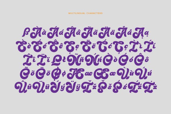 Milley Font PNG with transparent background - Preview 5