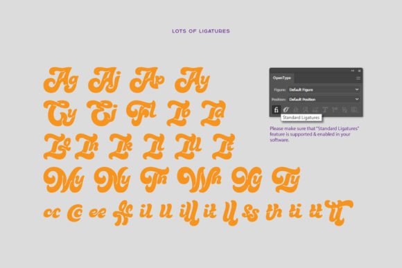 Milley Font PNG with transparent background - Preview 6