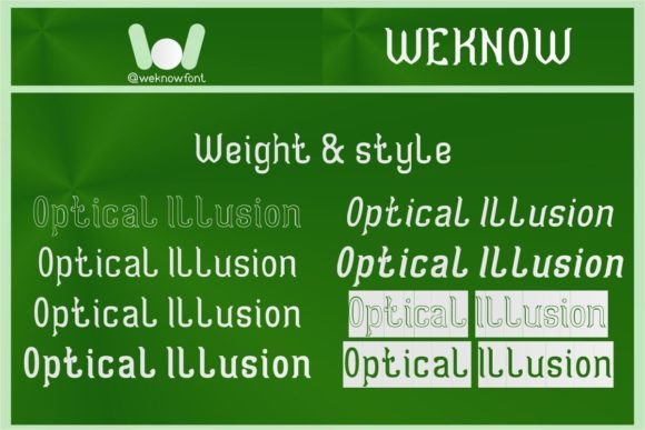 Optical Illusion Font PNG with transparent background - Preview 5