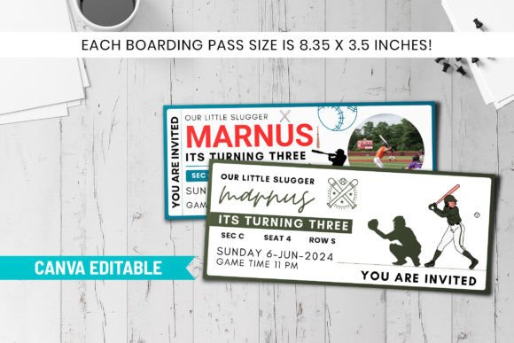 Printable Baseball Tickets Templates