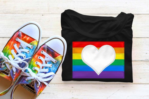 Rainbow LGBT Gay Pride Flag Applique