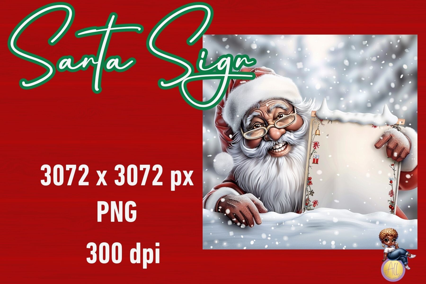 Transparent Santa Photo Sign Santa Sign Png Graphic by aylavishlife · Creative Fabrica