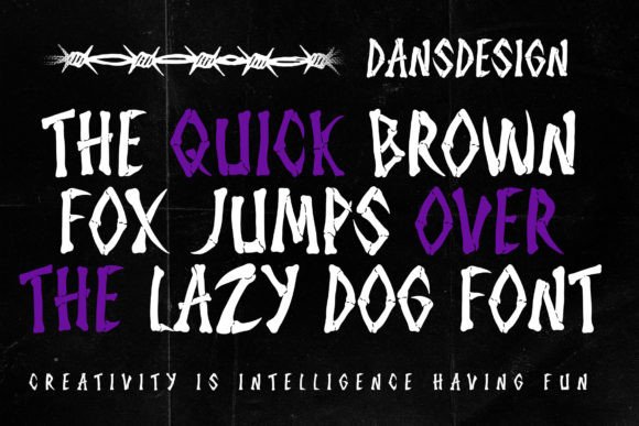 Shock Scream Font PNG with transparent background - Preview 4