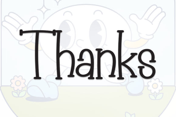 Simple Cartoon Font font preview - 6