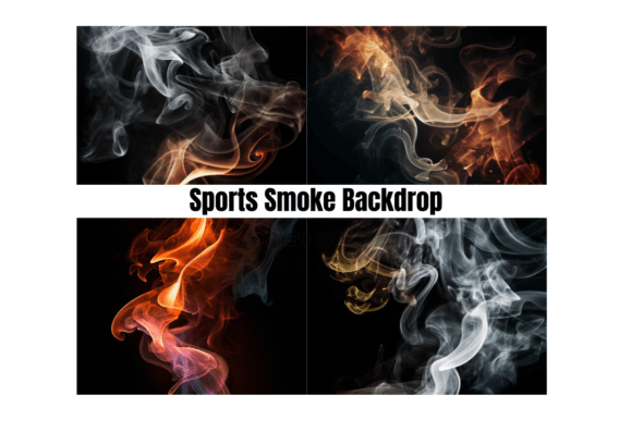 Preview of Sports Smoke Digital Photo Backdrop digital backdrop