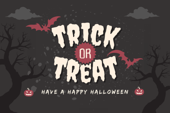 Halloween Bat Font - Preview 5