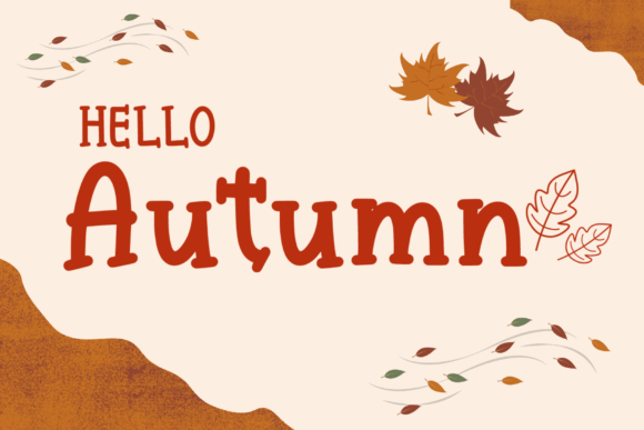 Awesome Autumn Font - Preview 1