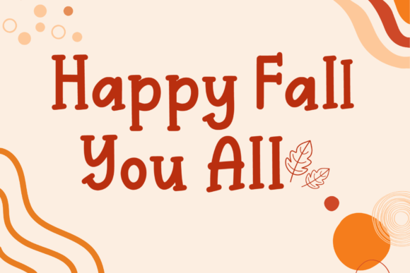 Awesome Autumn Font - Preview 4