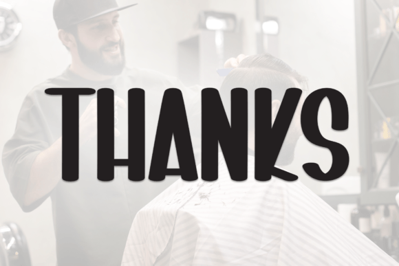 Barber Shop Font - Preview 6