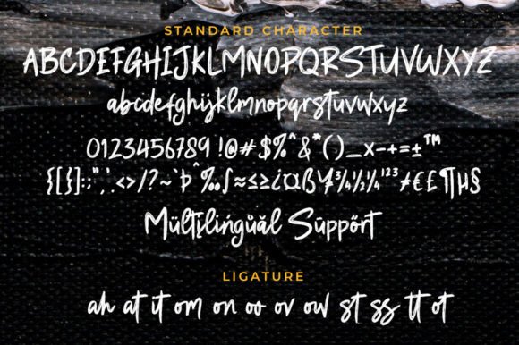 Benevil Brush Font - Preview 4