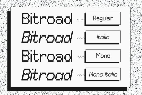 Bitroad Font - Preview 1