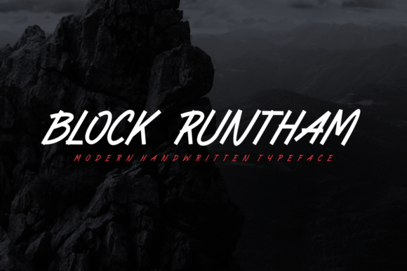 Block Runtham Font - Preview 2