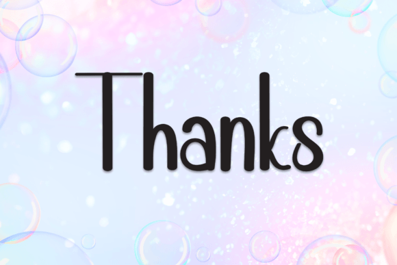 Bubble Font - Preview 6