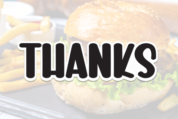 Burger Font - Preview 6