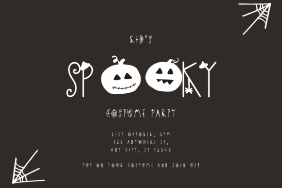 Cute Halloween Font - Preview 4
